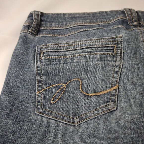 Vintage Denim Dynamite Hippie Low Rise Flare Bell Bottom Jeans Size 31 (Size 10) - Picture 12 of 16
